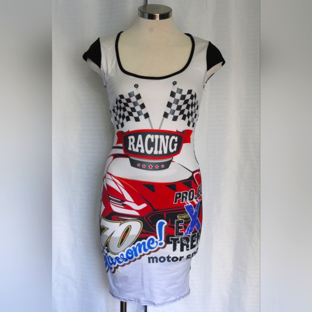 NWT Fashion Nova Motor Sport Bodycon Midi Dress – Size S